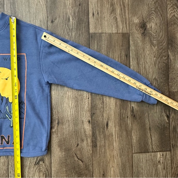 Urban Nation Keep Nature Wild Adventure Arizona Sweater Women’s Size XS Blue - Picture 7 of 7